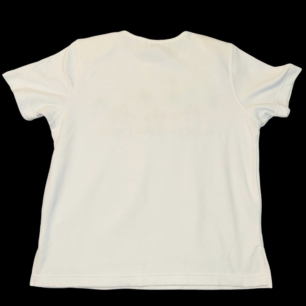 Vintage Alfred Dunner Tropical Beach House‎ Embroidered Beaded Top Medium Petite - Picture 2 of 6